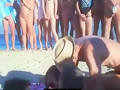Sensational Public Nudist Orgy