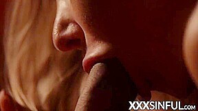 Sensual Blondie Ass Drilled After Slow Passionate Blowjob