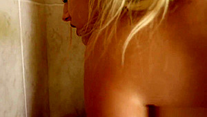 Sex appeal girl in a solo play