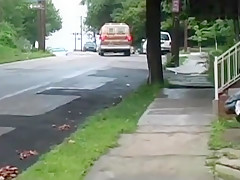 Sex van gets a flat and the driver pumps up a passenger - Pumphouse Media