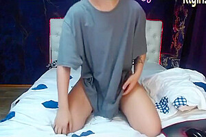 Sexy Ass Russian teen 18+ Tgirl With Beautiful Feet Teases On Webcam