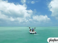 Sexy Badass Babes Enjoyed Kite Surfing While All