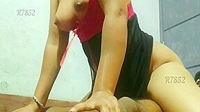 Sexy Bhabhi Chetana Rathor Fucking With Her Stepbrother In Hot Red Sexy Dress