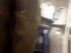 Sexy Blond Wearing A Pink Skirt Was Caught On Upskirt Cam