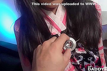 Sexy Brunette Moans From Massive Cock