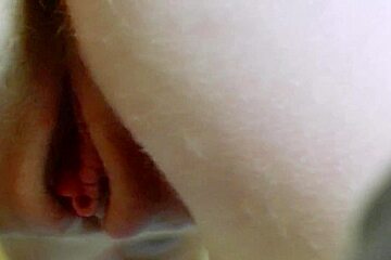 Sexy German teen 18+ With Blonde Enjoys Hair Pleasing Her Tight Muff