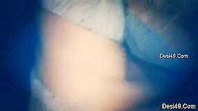 Sexy Look Indian Girl Boob Pressing And Ridding Lover Dick