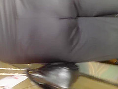 Sexy Milf ass in black tights