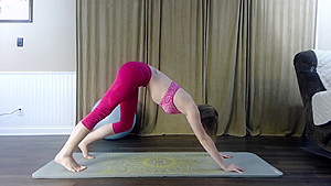 Sexy Naked Yoga teen 18+