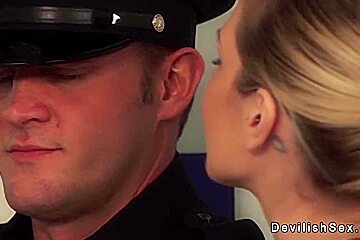 Sexy Nurse Sucking Cock To Cop