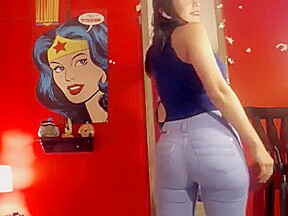Sexy colombiana e jeans