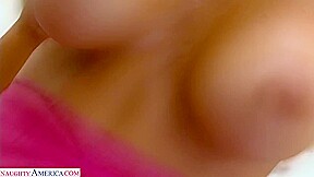 Sexy cougar Totally Tabitha fucks her hired help's big black cock