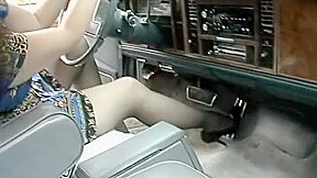 Sexy feet pumping pedals
