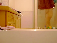Sexy girlfriend Showering