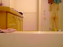 Sexy girlfriend Showering