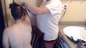 Shaving Butch Wifes Hair
