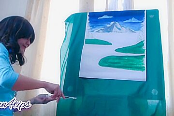 She Loves Painting And Bbc