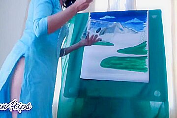 She Loves Painting And Bbc