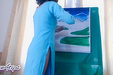She Loves Painting And Bbc