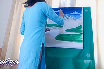 She Loves Painting And Bbc
