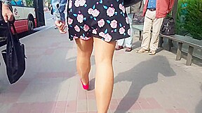 Shiny pantyhose