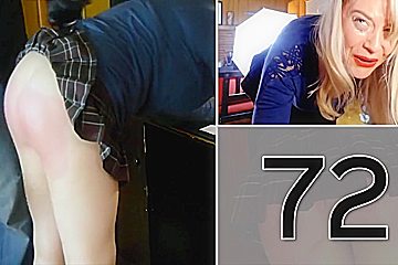 Short Skirt Spanking! October Maintenance Spanking By Red Back Porch