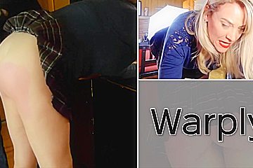 Short Skirt Spanking! October Maintenance Spanking By Red Back Porch
