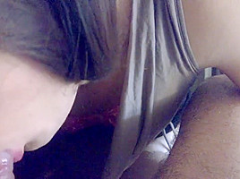 Shy French sissy first time to suck