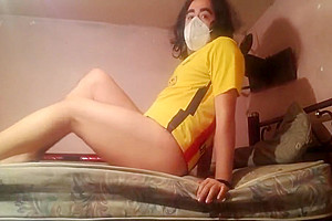 Sissy Awakes In Sexy Thong Under Her Boy Underwear
