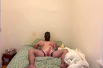 Sissy Slut Rubbing Her Cock In Fishnets Part 1 14 Min