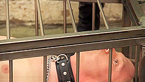 Sissy in a cage