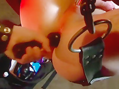 Skinhead pissed on and fucked