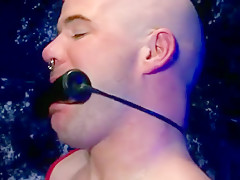 Skinhead pissed on and fucked