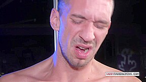 Skinny Latino sucking and threeway breeded by DILFs