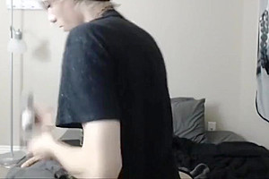 Skinny emo femboy solo