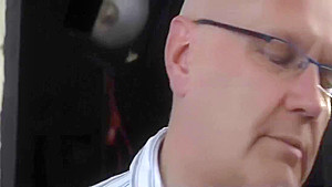 Skinny young cocksucker gets anal from old men