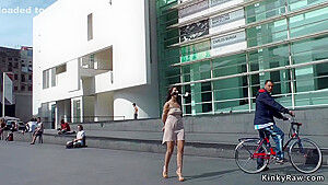 Slave Walked In Public As Ashtray
