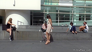 Slave Walked In Public As Ashtray