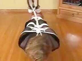 Slave sissy in bondage