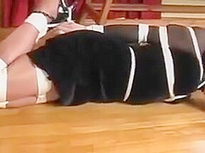 Slave sissy in bondage