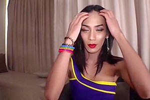 Slender Asian shemale fucks a nasty guys tighty asshole