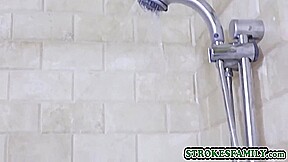 Slim Stepsister Fucks Her Stud Stepbro After He Interrupted Masturbation