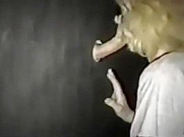 Slut Tiffany at the glory hole 01