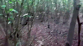 Slut Wife Hooded in Forest and Fucked 2