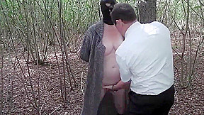 Slut Wife Hooded in Forest and Fucked 2