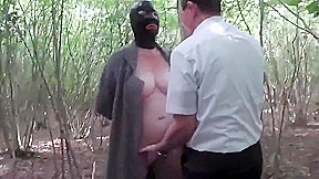 Slut Wife Hooded in Forest and Fucked 2