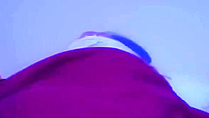 Slutty babysitter strokes a cock