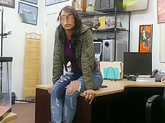 Slutty latina Jessi gets fucked with Shawns cock for cash
