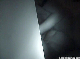 Slutty teen 18+ sis fucking on spy cam footage