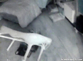 Slutty teen 18+ sis fucking on spy cam footage